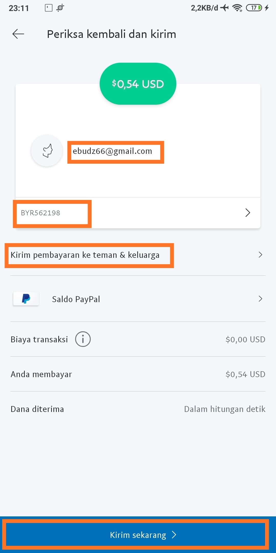 pulsa paypal